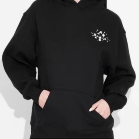 X15 NWT Wild Fable Fleece Lined Disco Ball Hoodie - Size: XS - Picture 2 of 7